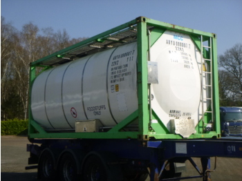 Contentor cisterna, Semireboque Danteco Food tank container inox 20 ft / 25 m3 / 1 comp: foto 2