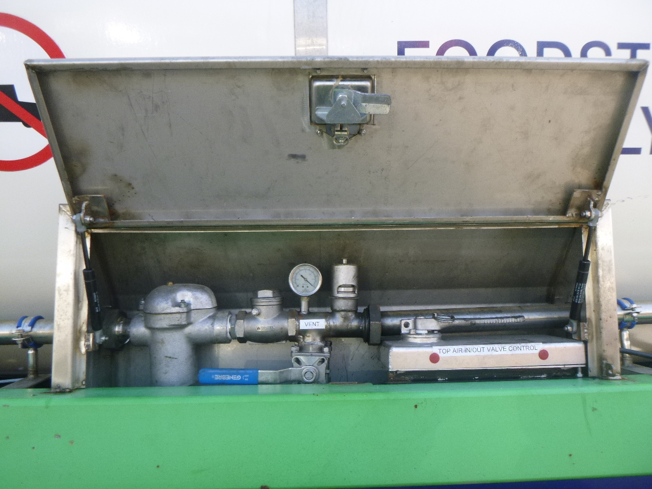 Contentor cisterna, Semireboque Danteco Food tank container inox 20 ft / 25 m3 / 1 comp: foto 10