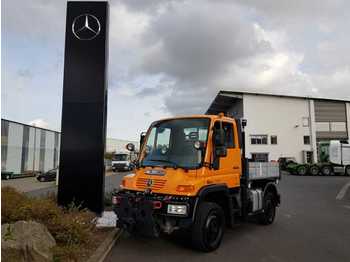 Unimog Mercedes-Benz U300 4x4 Hydraulik Standheizung  - Camião de caixa aberta/ Plataforma