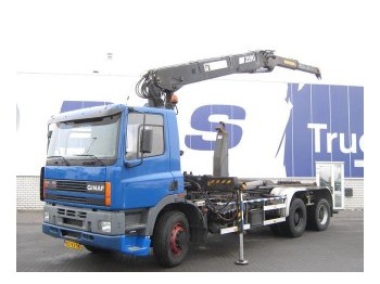 Ginaf M 3132-S mit Jonsered 2190 - Caminhão transportador de contêineres/ Caixa móvel