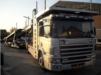 Scania sc114-380 euro 3 ret - Caminhão transporte de veículos