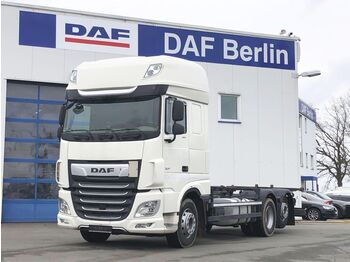 Caminhão transportador de contêineres/ Caixa móvel DAF XF 480 FAR SSC, Intarder, Liftachse, Scheckheft: foto 1