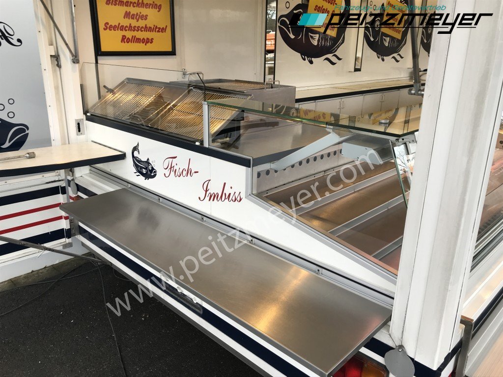 Food truck IVECO FIAT (I) Ducato Verkaufswagen 6,3 m + Kühltheke, Fritteuse: foto 35