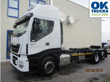 Caminhão transportador de contêineres/ Caixa móvel Iveco Stralis AS260S48Y/FPCM: foto 1