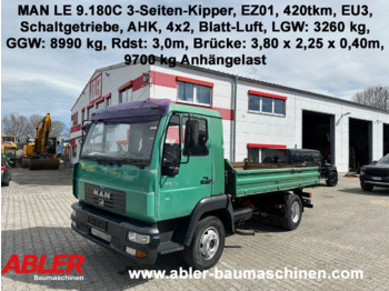 Caminhão basculante MAN LE 9.180 C 3-Seiten-Kipper AHK 9000 kg: foto 1