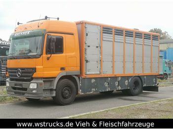 Caminhão transporte de gado Mercedes-Benz Actros 1841 L mit Menke Einstock aus 2013: foto 1