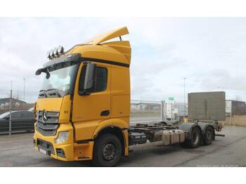 Caminhão transportador de contêineres/ Caixa móvel Mercedes-Benz Actros 2545 6x2*4 serie 4710 Euro 6: foto 1