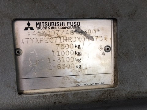 Caminhão basculante Mitsubishi Fuso Canter 7C15 4x2 RHD tipper: foto 16