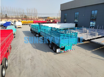 Camião de caixa aberta/ Plataforma para transporte de materiais a granel nuevo SUNSKY Warehouse truck with full trailer: foto 2