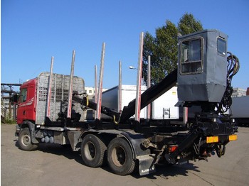 Scania 144 mit kran - Caminhão