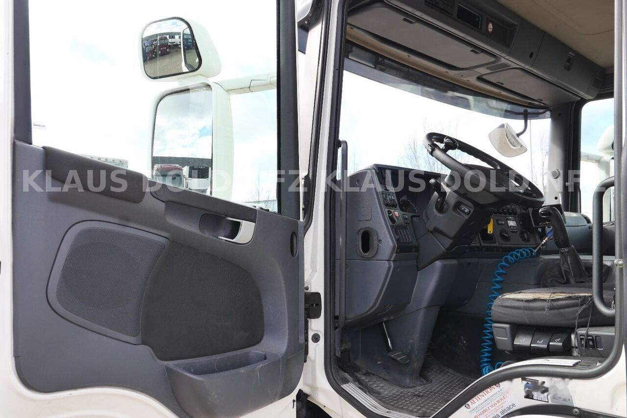 Camião de caixa aberta/ Plataforma Scania P410 6x4 Flatbed + crane Palfinger PK 18002: foto 10