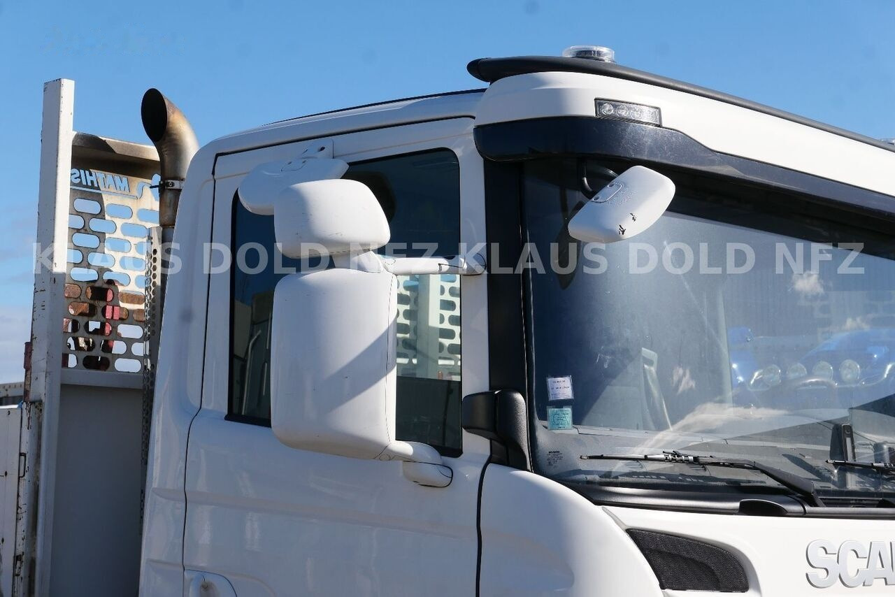 Camião de caixa aberta/ Plataforma Scania P410 6x4 Flatbed + crane Palfinger PK 18002: foto 11