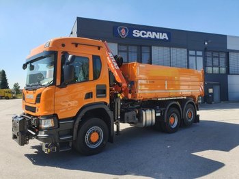 Caminhão basculante nuevo Scania P 410 B 6x4*4 HA Winterdienst Kommunal Kipper Wechselsystem: foto 1