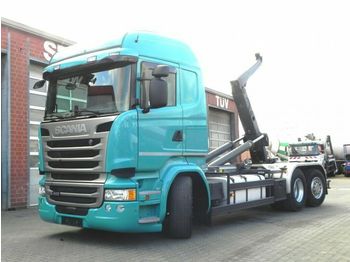Caminhão polibenne Scania R 410 6x2 Abrollkipper Meiller, Lift/Lenk: foto 1