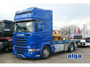 Caminhão transportador de contêineres/ Caixa móvel Scania R 450 Topliner/Liftachse/LBW: foto 1