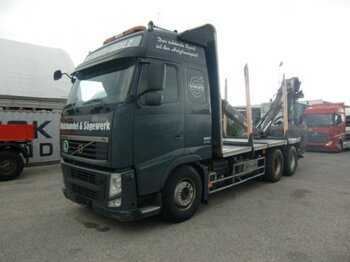 Caminhão, Caminhão grua para transporte de madeiras Volvo FH 500 6x4  EEV, Holztransporter mit Penz Kran 10Z: foto 1