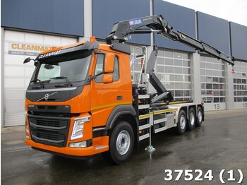 Caminhão polibenne, Caminhão grua Volvo FM 420 8x2 HMF 26 ton/meter laadkraan Welvaarts: foto 1
