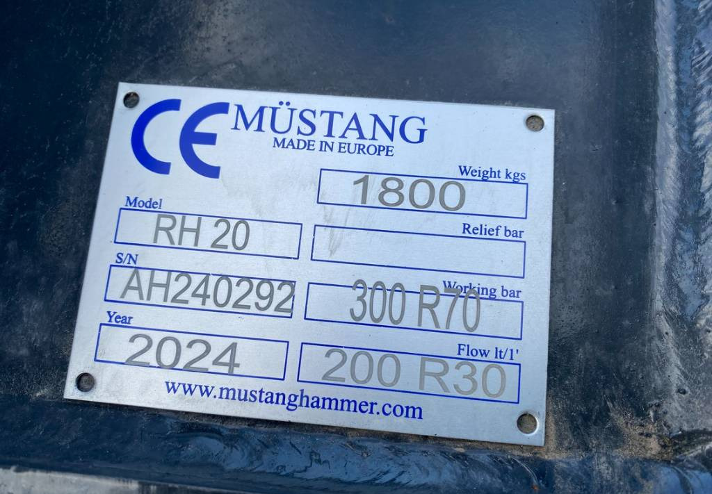 Tesoura de demolição Mustang RH20 Hydraulic Rotation Pulverizer Shear 15~22T: foto 10