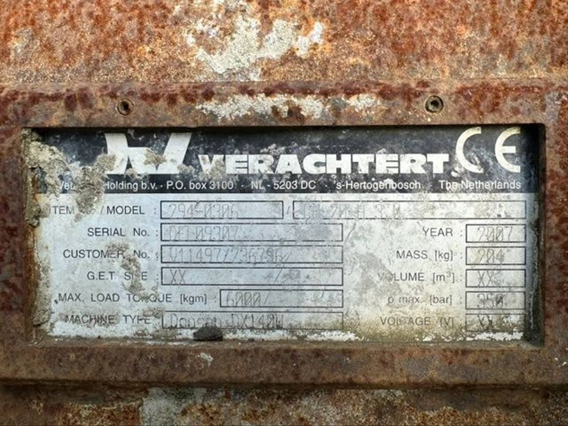 Acoplamento rápido de Máquina de construção Verachtert CW30 Coupler Pin Size: 70mm: foto 3