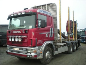 Scania 124 8X4 - Reboque florestal