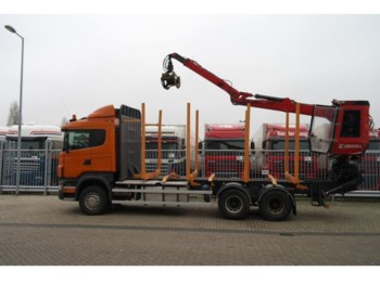 Scania R 480 6X4 FOR LOG TRANSPORT WITH JONSERED 1020 C - Reboque florestal