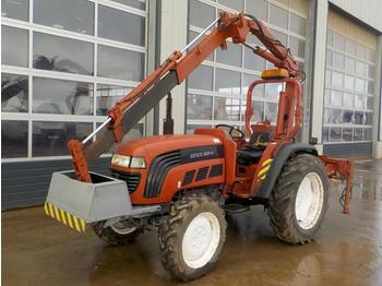  2006 Foton 4WD Tractor, Front Weights, Rear Mounted Crane - Trator