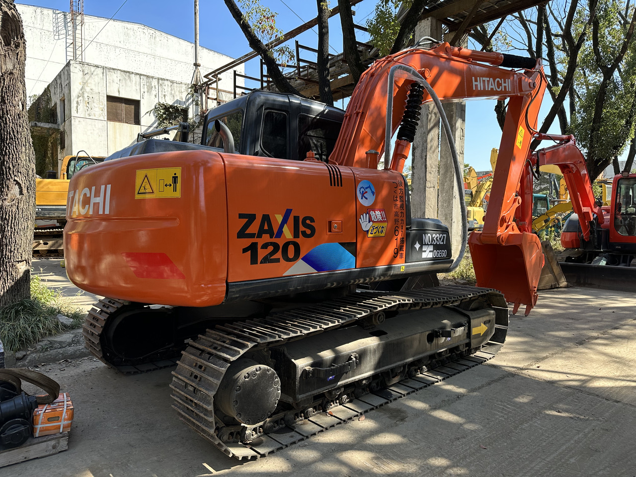 Escavadora de rastos 2022 model Korea original made used excavator HITACHI ZX120  hot selling !!!: foto 2