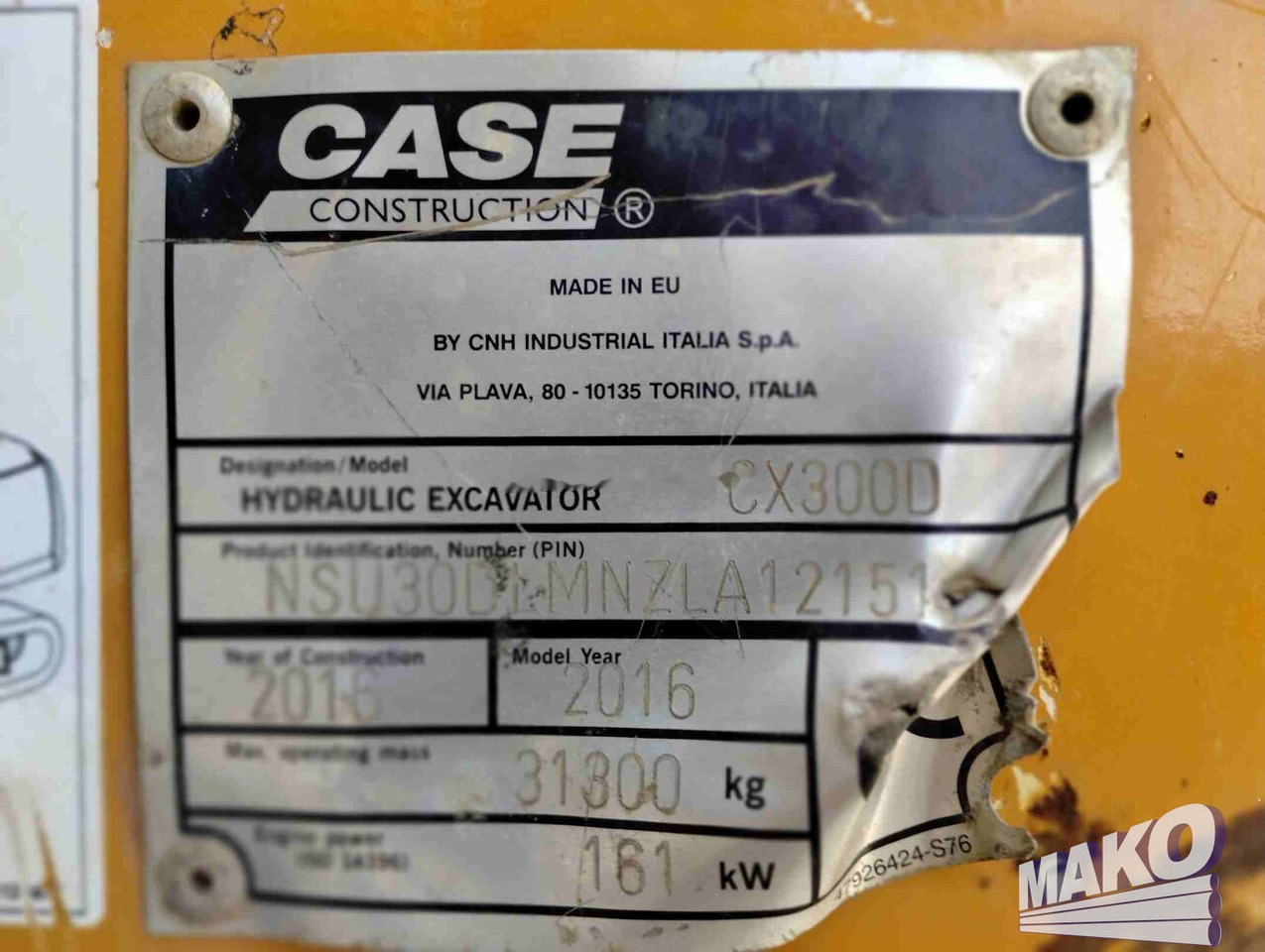 Escavadora de rastos Case CX300: foto 6
