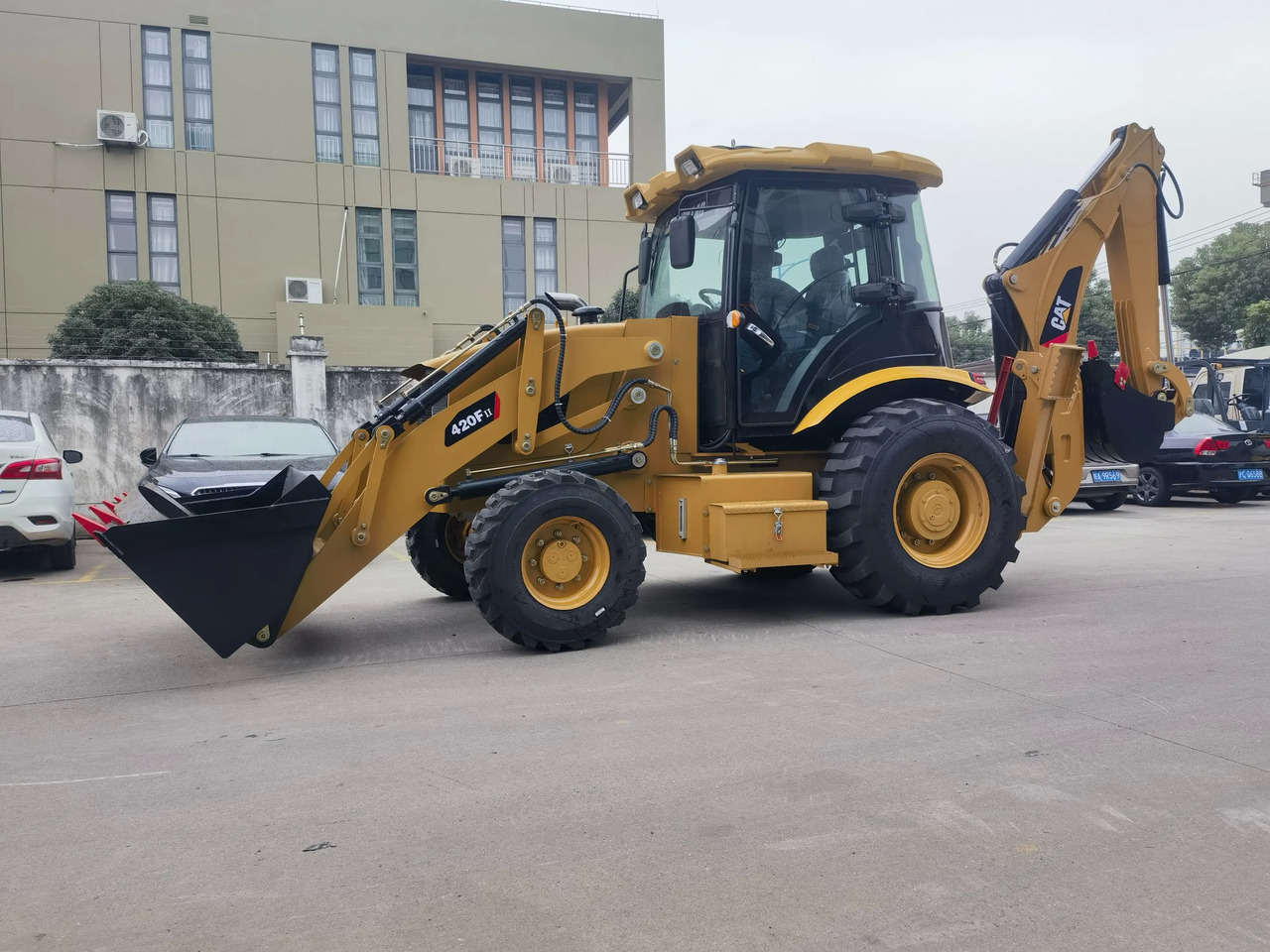 Retroescavadeira Cat used backhoe loader 420F secondhand machine CAT 420F cheap price for sale: foto 4