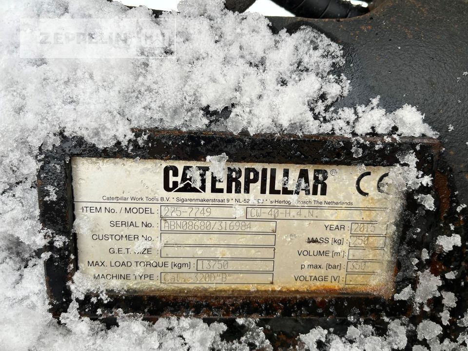 Escavadora de rastos Caterpillar 320-07B: foto 9