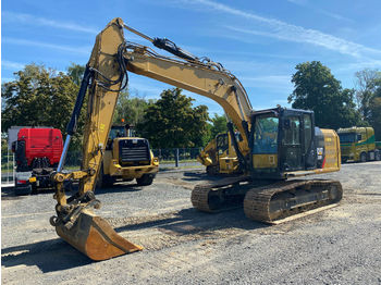 Escavadora de rastos CAT 318F L Kettenbagger *Vollverröhrung *1.400 h