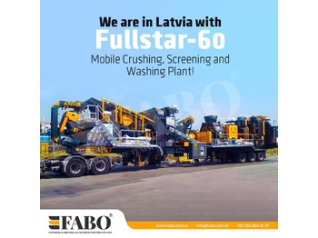 Britadeira móvel nuevo FABO FULLSTAR-60 Crushing, Washing & Screening  Plant: foto 1
