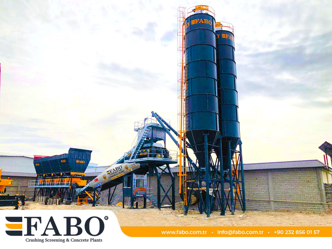 Silo de cimento nuevo FABO Horizontal Cement Silo | Mobile Cement silo: foto 19