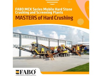 Britadeira móvel nuevo FABO MCK-110 MOBILE CRUSHING & SCREENING PLANT | JAW+SECONDARY: foto 1