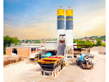 Usina de concreto nuevo FABO SKIP SYSTEM CONCRETE BATCHING PLANT | 60m3/h Capacity | AVAILABLE IN STOCK: foto 1