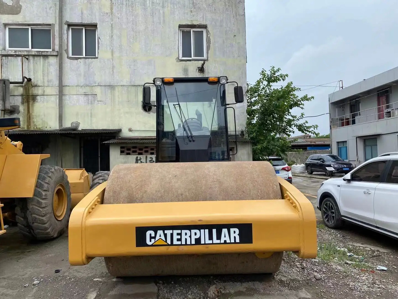 Compactador Japan made Used Caterpillar road roller CS683E earth compactor roller cheap on sale: foto 6