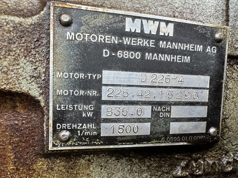 Gerador elétrico MWM D 226-4 AvK 35 kVA Marine generatorset: foto 4