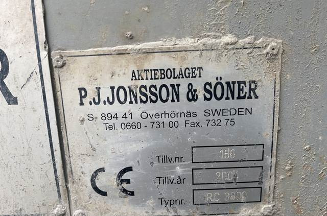 Locação de  Sandvik PJ Jonsson RC3800 Sandvik PJ Jonsson RC3800: foto 6