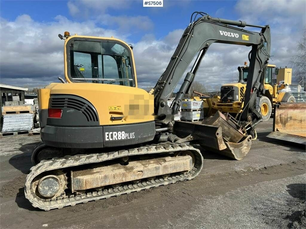 Escavadora de rastos Volvo ECR88 Plus Excavator SEE VIDEO: foto 3