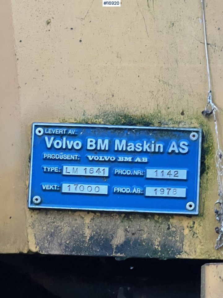 Carregadeira de rodas Volvo LM1641: foto 9