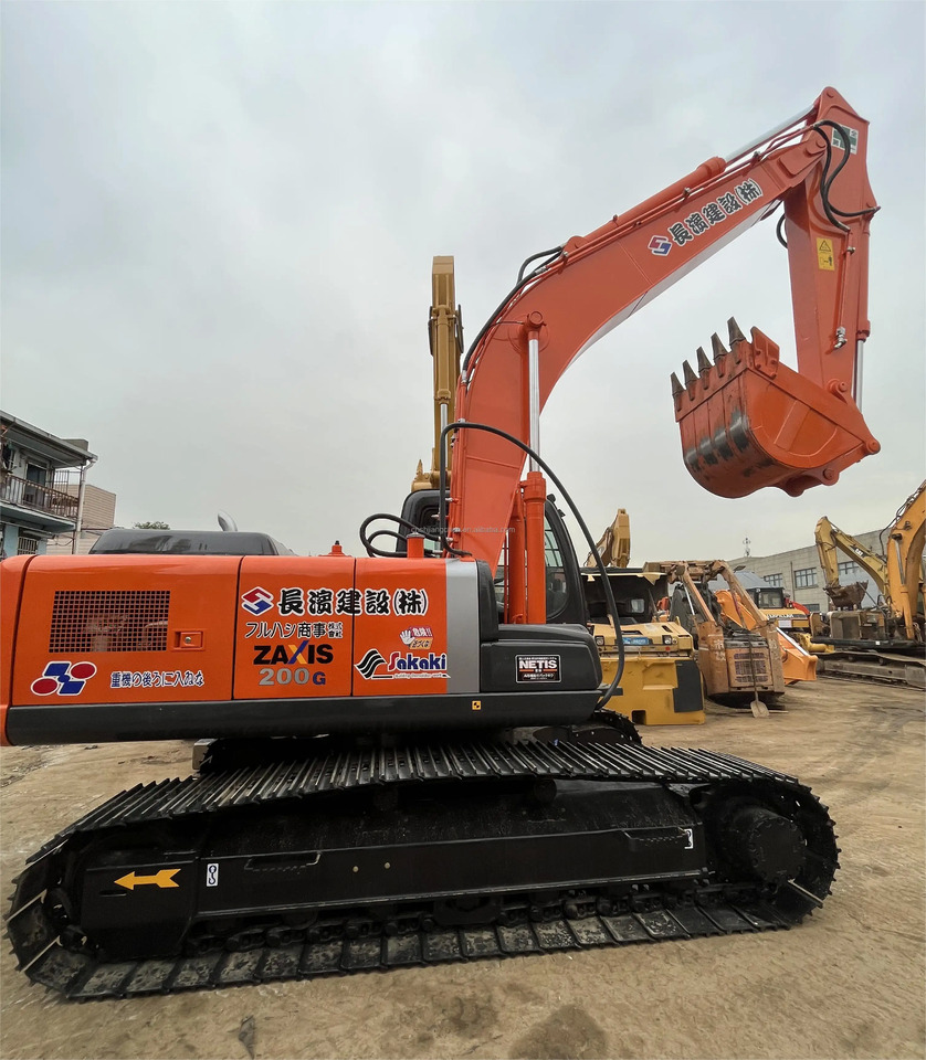Escavadora de rastos second hand  Hitachi ZX200-3G hydraulic crawler excavator 20 ton excavating machinery Hitachi ZX120 ZX200-3G ZX50 EX1: foto 6