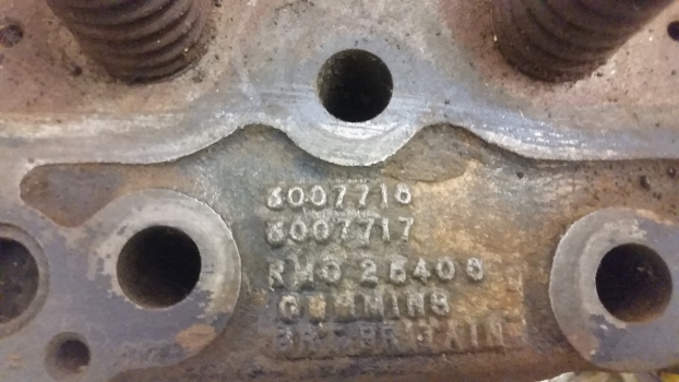 Cabeça do motor de Trator Cummins Nt855 Engine Cylinder Head 3007717, 3007718: foto 8