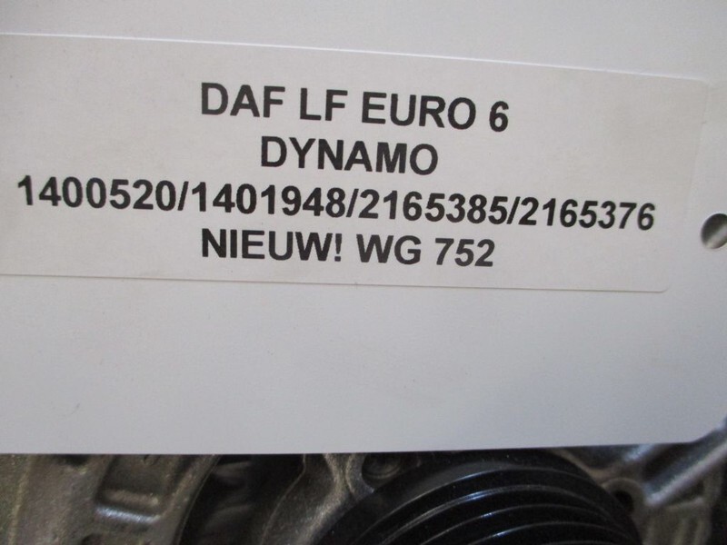 Alternador de Caminhão DAF 1400520/1401948/2165385/2165376 DAF LF DYNAMO EURO /5 /6 / GEBRUIK EN NIEUWE: foto 3
