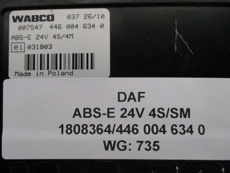 Sistema elétrico DAF 1808364/446 004 634 0 ABS-E 24 V 4S/4M: foto 2
