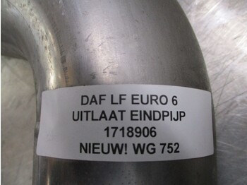 Silenciador/ Sistema de escape de Caminhão DAF LF 1718906 UITLAAT EINDPIJP EURO 6 NIEUW: foto 2