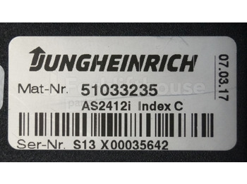 Centralina electrónica de Equipamento de movimentação Jungheinrich 51033235 Rij regeling Drive controller AS2412i index C from ESE320 year 2017 sn. S13X00035642: foto 2