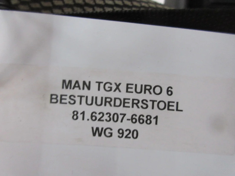Banco de Caminhão MAN 81.62307-6681//81.62307-6632 STOELEN SET TGX EURO 6: foto 9