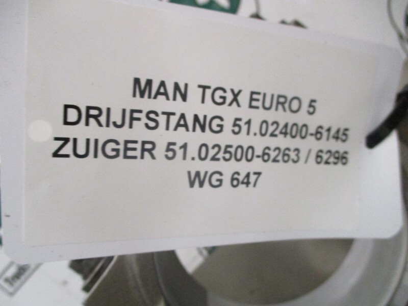 Motor e peças de Caminhão MAN TGX 51.02400-6145 DRIJFSTANG 51.02500-6263 / 6296 ZUIGER EURO 6: foto 2