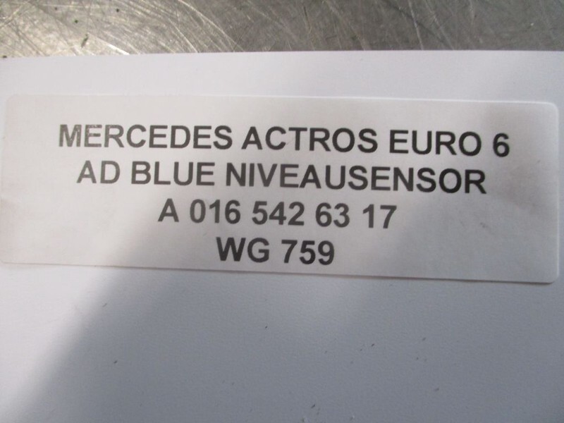 Fornecimento de combustível de Caminhão Mercedes-Benz ACTROS A 016 542 63 17 AD BLUE NIVEAUSENSOR EURO 6: foto 2