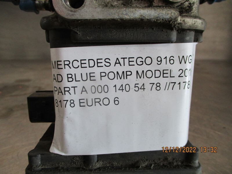Fornecimento de combustível de Caminhão Mercedes-Benz A 000 140 54 78 // 71 78 // 81 78 AD BLUE POMP EURO 6 ATEGO: foto 3